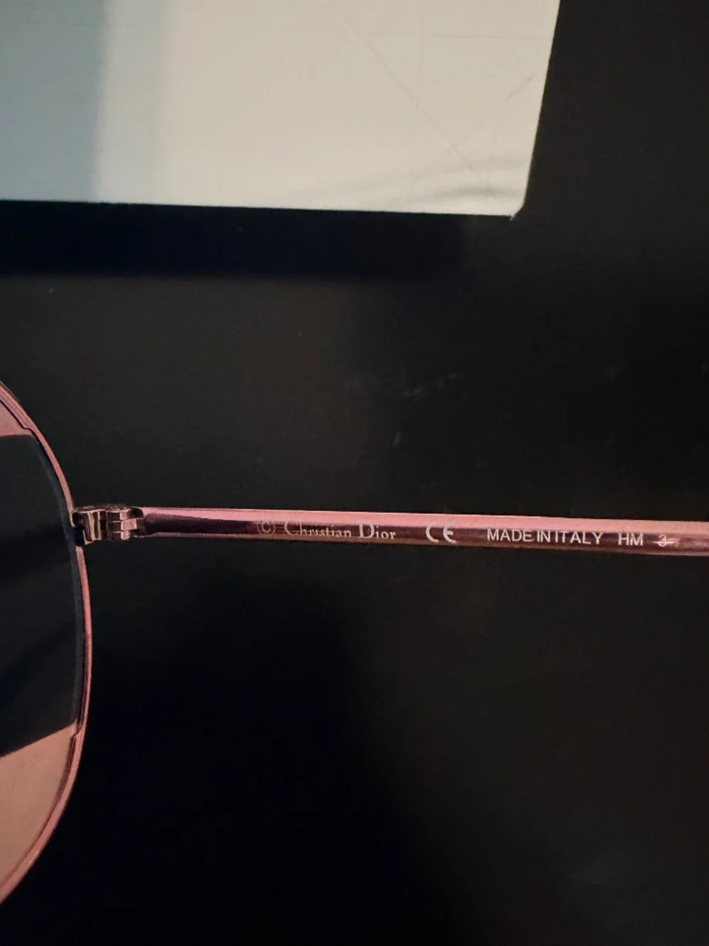 Christian Dior split lens aviators